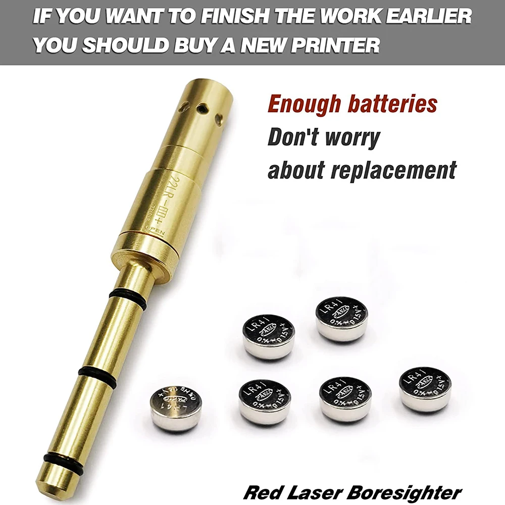 Laser Boresighter for Revolvers Pistols Rifle laser bore sight laser sight