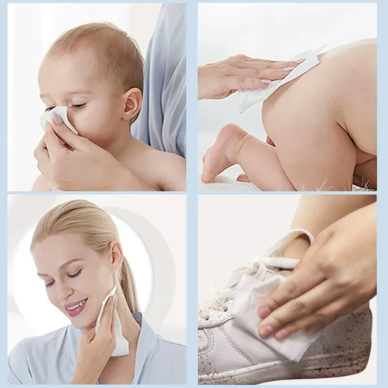 5/1pack Soft Cotton Towel Disposable Face Towels Dry Rags For Facial Care Washing and Drying Towels Travel Bathroom Accessories