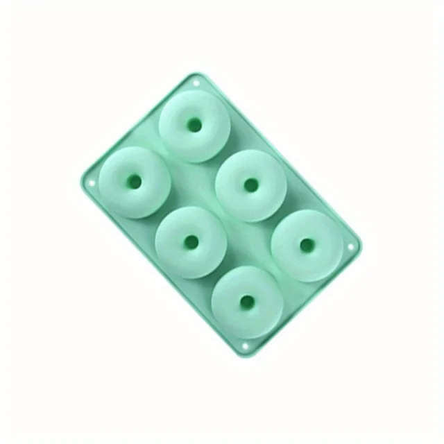 Silicone High-Temperature Resistant Round Baking Mold for Donuts, Cakes, and Pastries