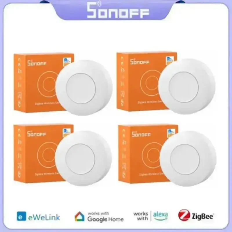 

SONOFF SNZB 01P ZigBee Button Switch EWeLink Smart Home Scene Switch Work For ZBBridge Alexa Google Home IFTTT Voice Control