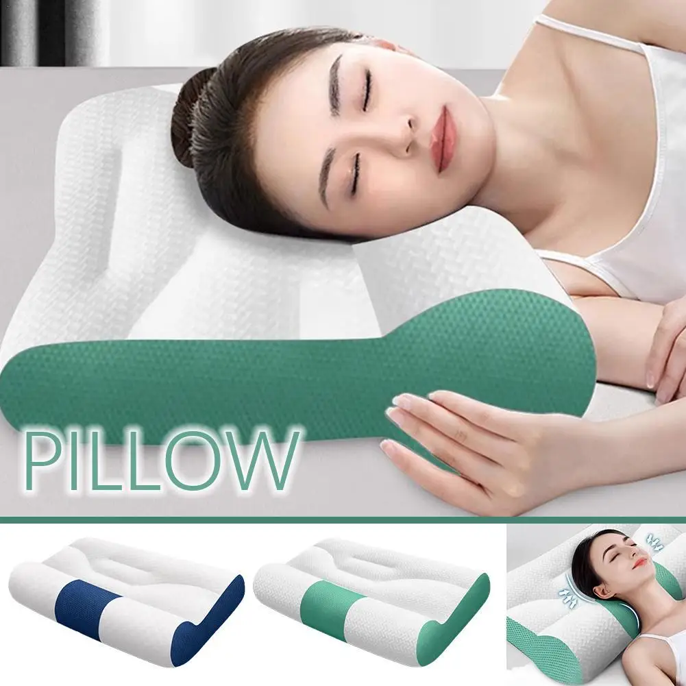 

1pcs/2pcs Cervical Spine Pillow Reduce Neck Pressure Traction Comfortable Neck Prevent Snoring Cervical Neck Pillow Helps Sleep