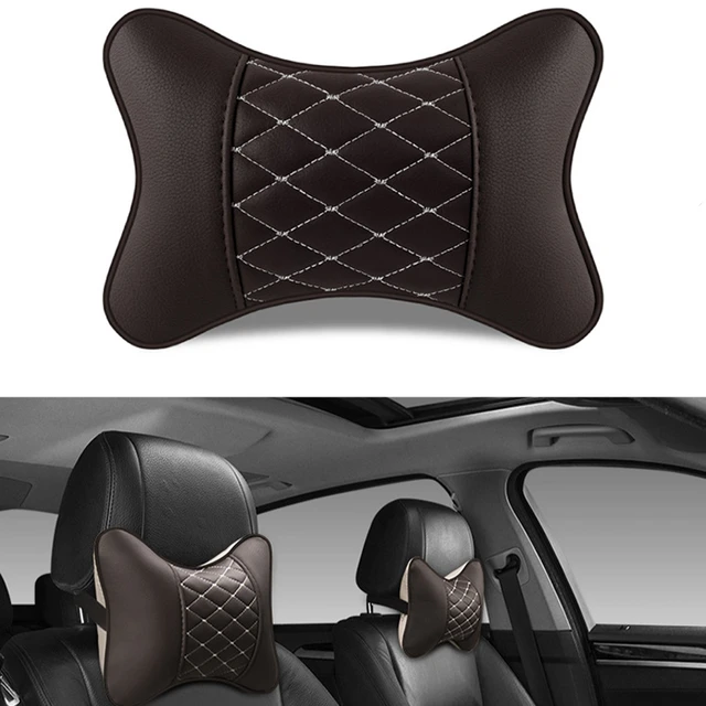 Car Neck Headrest Pillow Cushion for SEAT Ibiza Leon Toledo Arosa