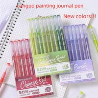 Languo 45/9 Colors Morandi Gel Pen Students Diary Scrapbook Painting DIY Gel Pen Set Color Drawing Art Markers School Supplies 1