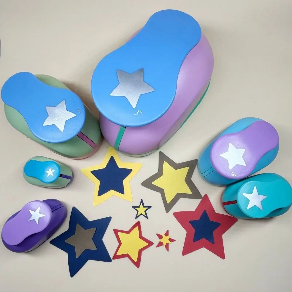 paper cutter paper punch hole punching tools paper craft punch embossing maker 8-75mm heart/star shaped hole puncher