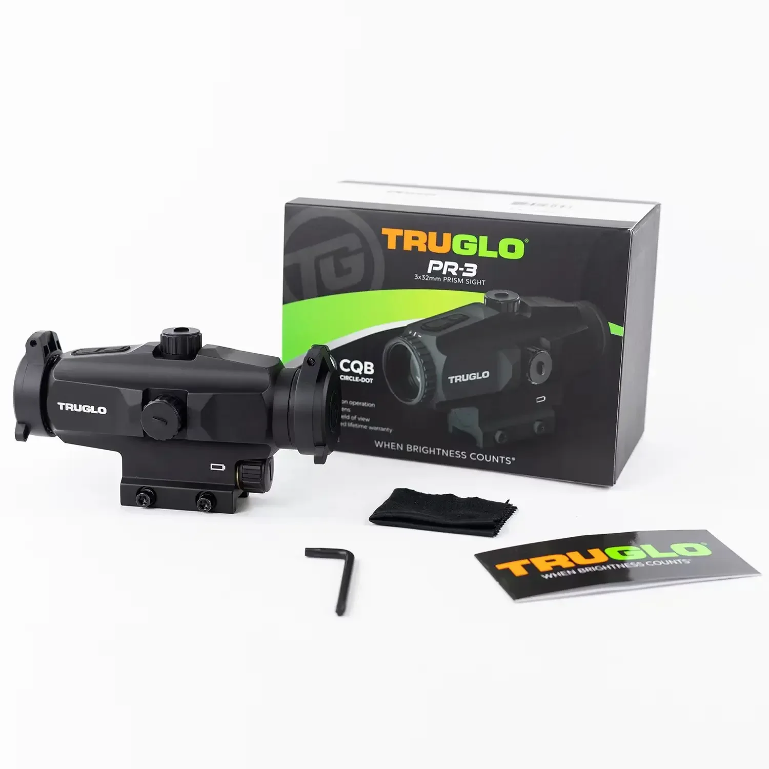 

TRUGLO PR3 3X Призма прицел CQB сетка красный горошек 3X Призма прицел для страйкбола охота Wargame тактический