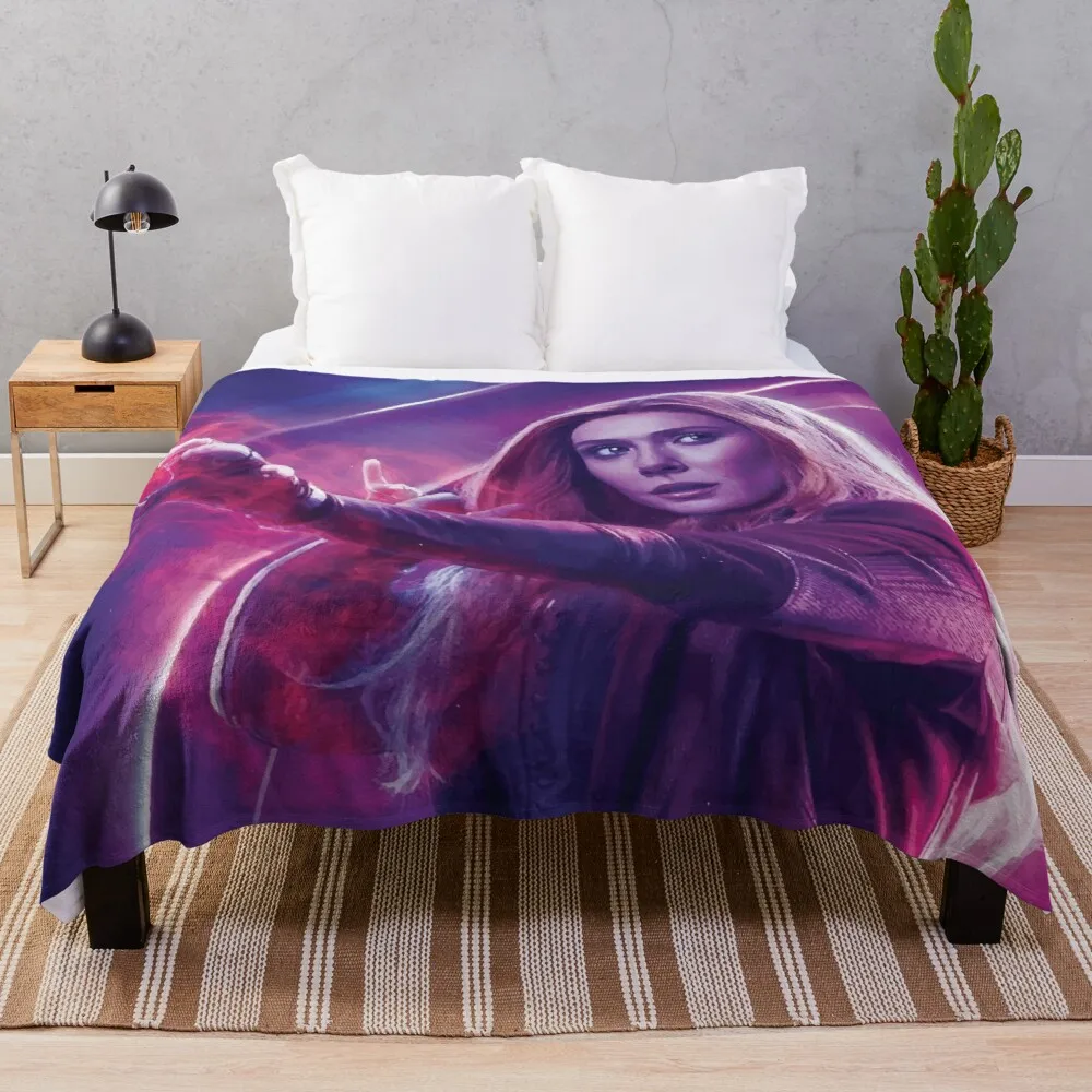 

Elizabeth Olsen Throw Blanket sleeping bag blanket giant sofa blanket soft couple sheep wool blanket