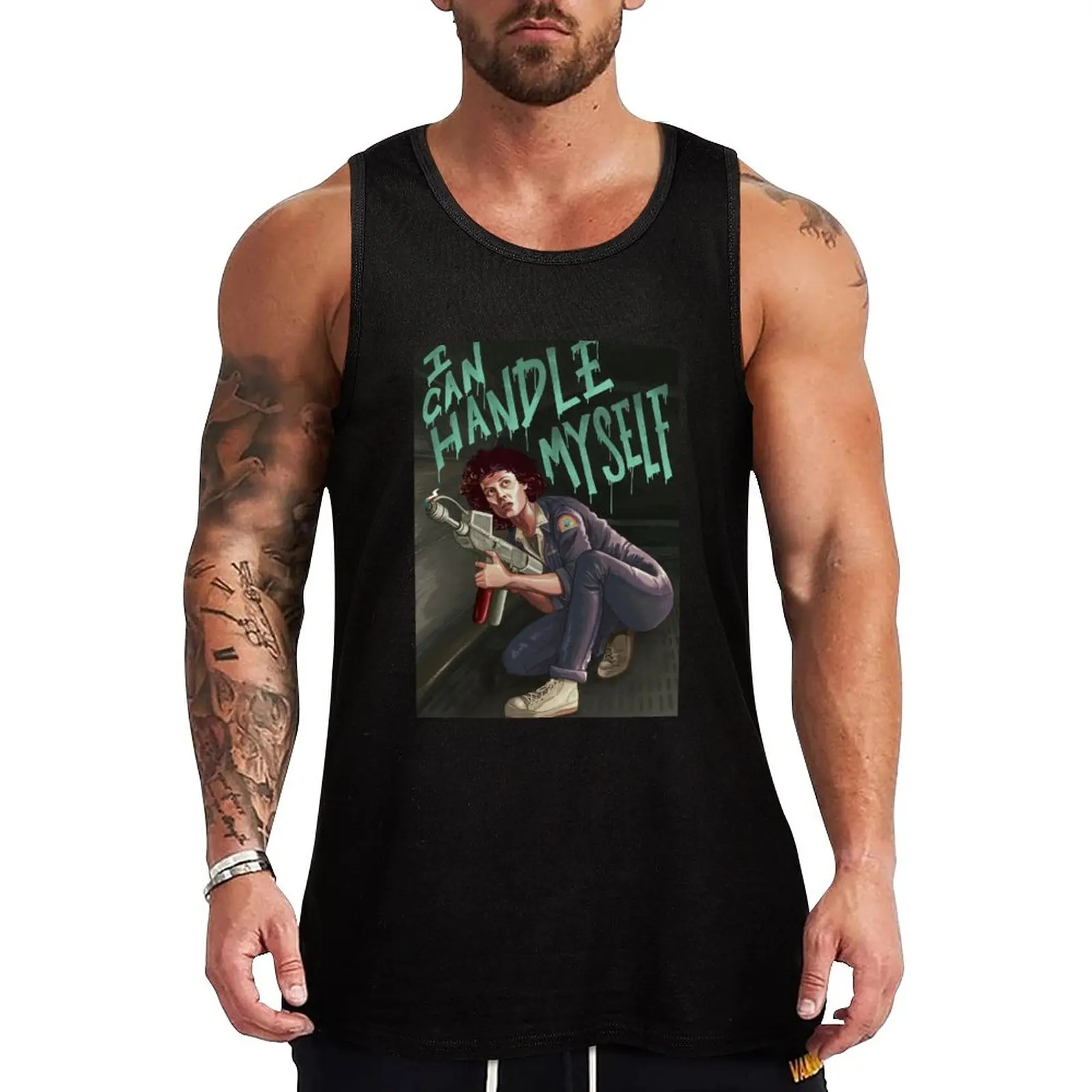 

New I Can Handle Myself Tank Top clothes for men summer T-shirt men bodybuilding men sleeveless gym shirt man fitness