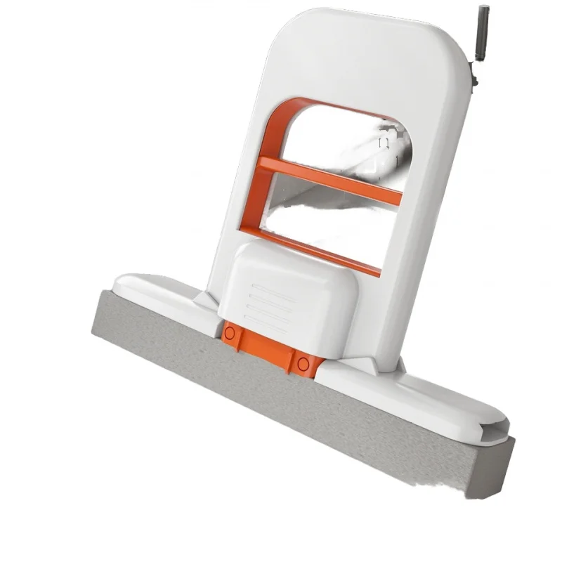 Dual-use Mini Handheld Mop Small Household Desktop Dry and Wet Spray Chenille Head，With plastic basket，For indoor cleaning