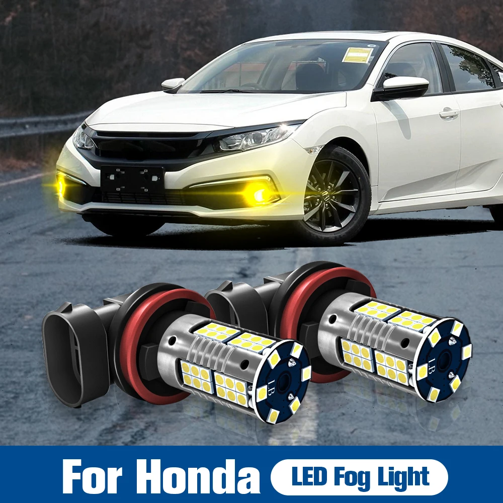 2 Pezzi Fendinebbia A Led H8 H11 Canbus Per Honda Accord 7 8 9 Civic 10 Crv Fit Jazz Crz Frv Hrv Insight Legend Odyssey Pilot Ridgeline