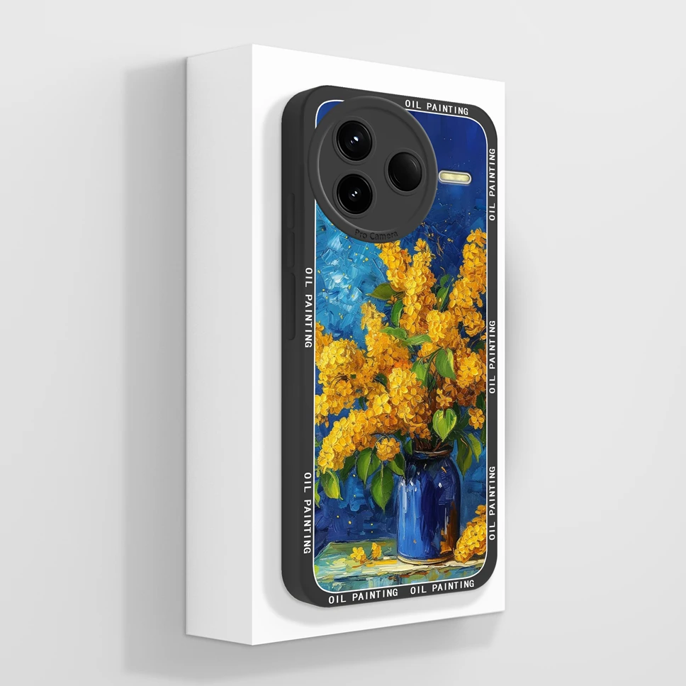 Luxury Floral Camera Protection Soft Back Case - Lightweight Cover