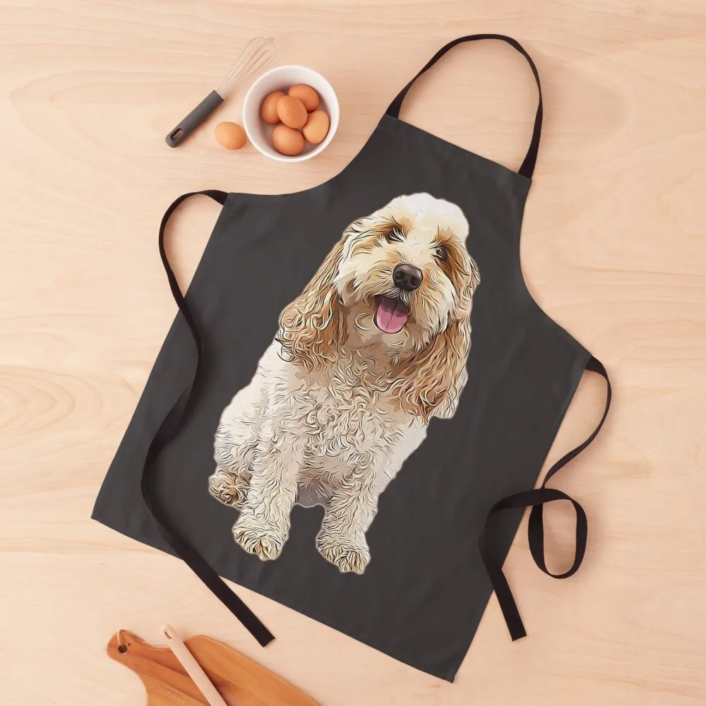 

Cockapoo Cockerpoo Cutie Doodle Dog Apron kindergarten teacher Chef Accessory Apron
