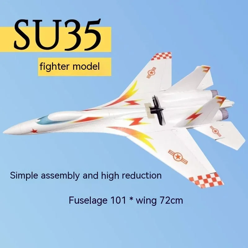 

Su 35 Fixed Wing Remote Control Aircraft Four Channel Fighter Su Su27 Fall Resistant Epo Foam Assembly Model Su35