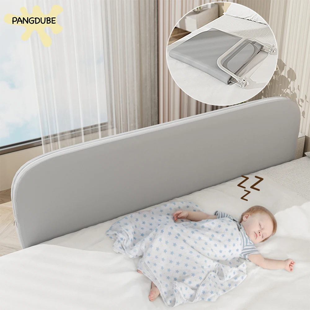 PANGDUBE Barrière de lit pliable pour bébé