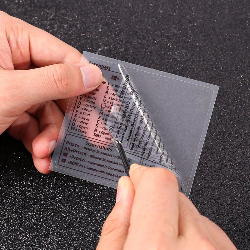 Рисунок 5 - Наклейка на клавиатуру для справки