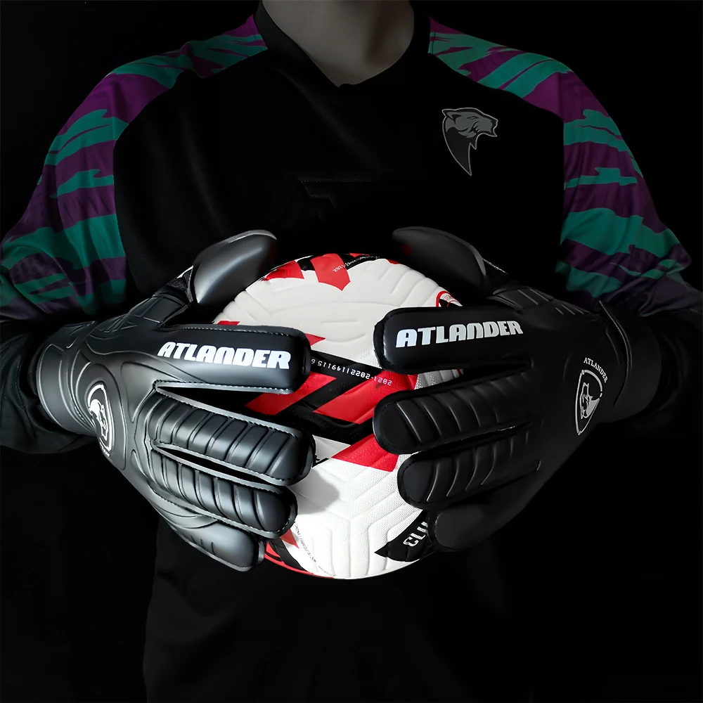 Kinder Erwachsene Fingerschutz Torwarthandschuhe Fußball Hochwertiger Latexschutz Fußball Starker Griff Fingerave Save Torwarthandschuh – Detail 15