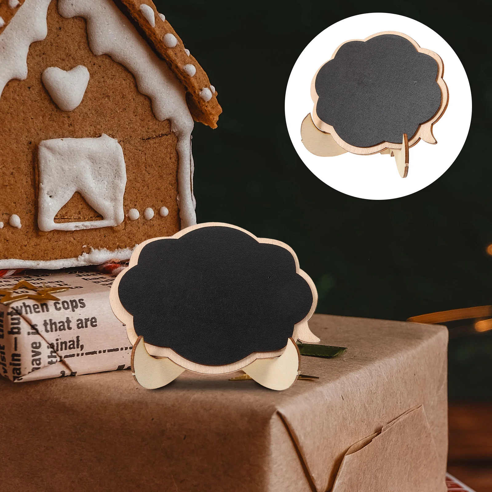 

20 шт. маленькая доска деревянные знаки Настольная мини домашний декор миниатюрная доска из бокса