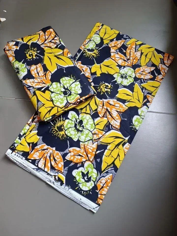 Guaranteed Veritable African Real Wax Prints Fabric Ghana Style Ankara Wax Tissu Pagne 100%Cotton Soft Design Nigeria Wax Fabric