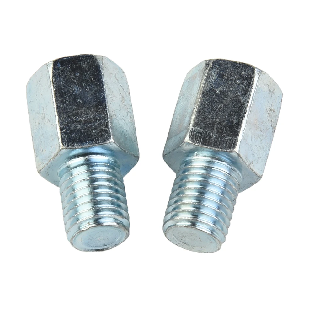 

2pcs Motorcycle Scooter Mirror Adapters 8mm To 10mm Clockwise Threaded Adapters Rear View Mirror Screws Replacement Accessories