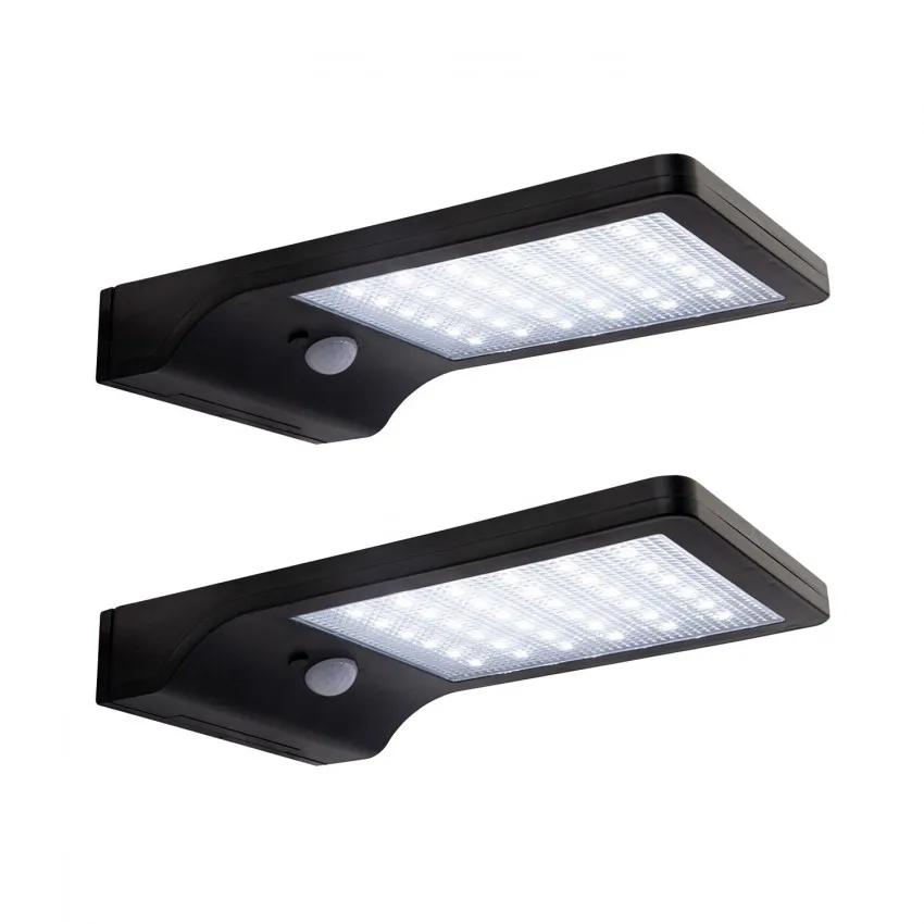 Pack 2 Apliques de Pared Solares LED Exterior con Sensor de Movimiento  3000K 7hSevenOn Outdoor - AliExpress Luces e iluminación
