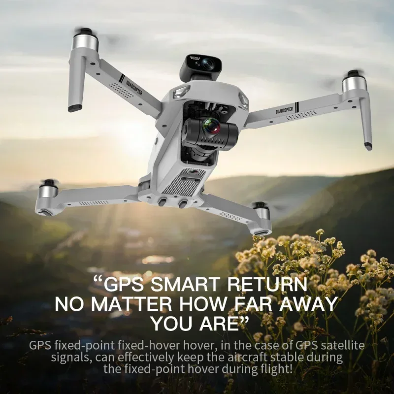 

4K Profesional GPS HD Camera with 2-Axis Anti-Shake Gimbal Brushless Motor RC Quadcopter VS SG907 MAX KF102 MAX Drone