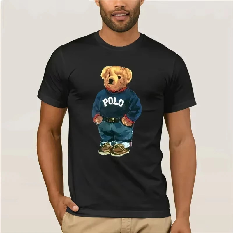 Mens Training Tshirt Men's Ralph Bear Casual Extra Large T-shirt