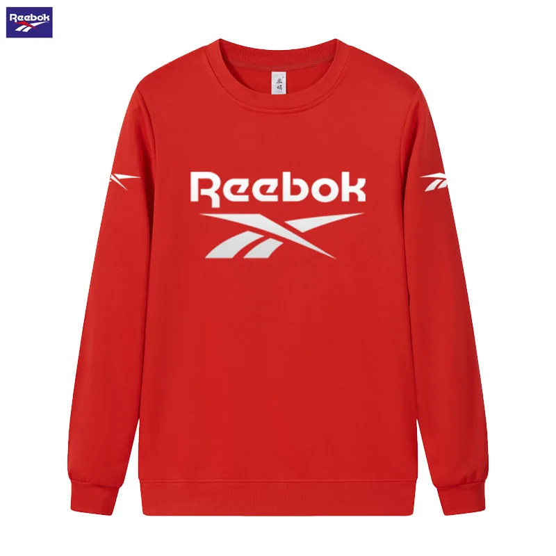 Reebok brand - Men's and Women's Trendy Casual Shirt - Round-neck Hoodie - Personalized Sport Shirt - Fashion Street Style Comfo
