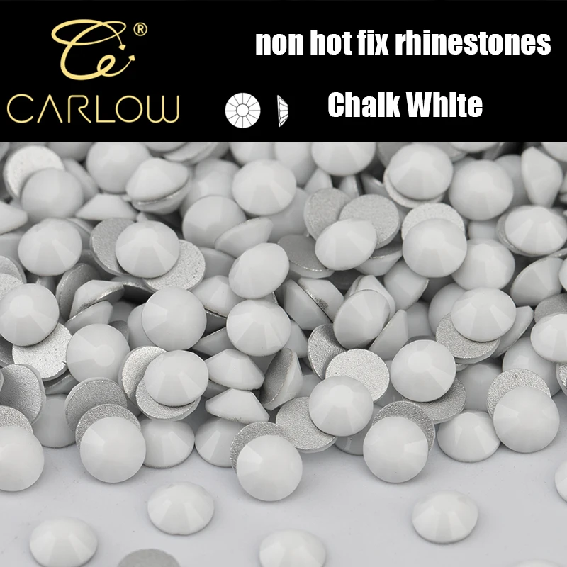 

Высококачественные Меловые Стразы CARLOW SS4-SS30, драгоценные камни для рукоделия, аксессуары для украшения обуви