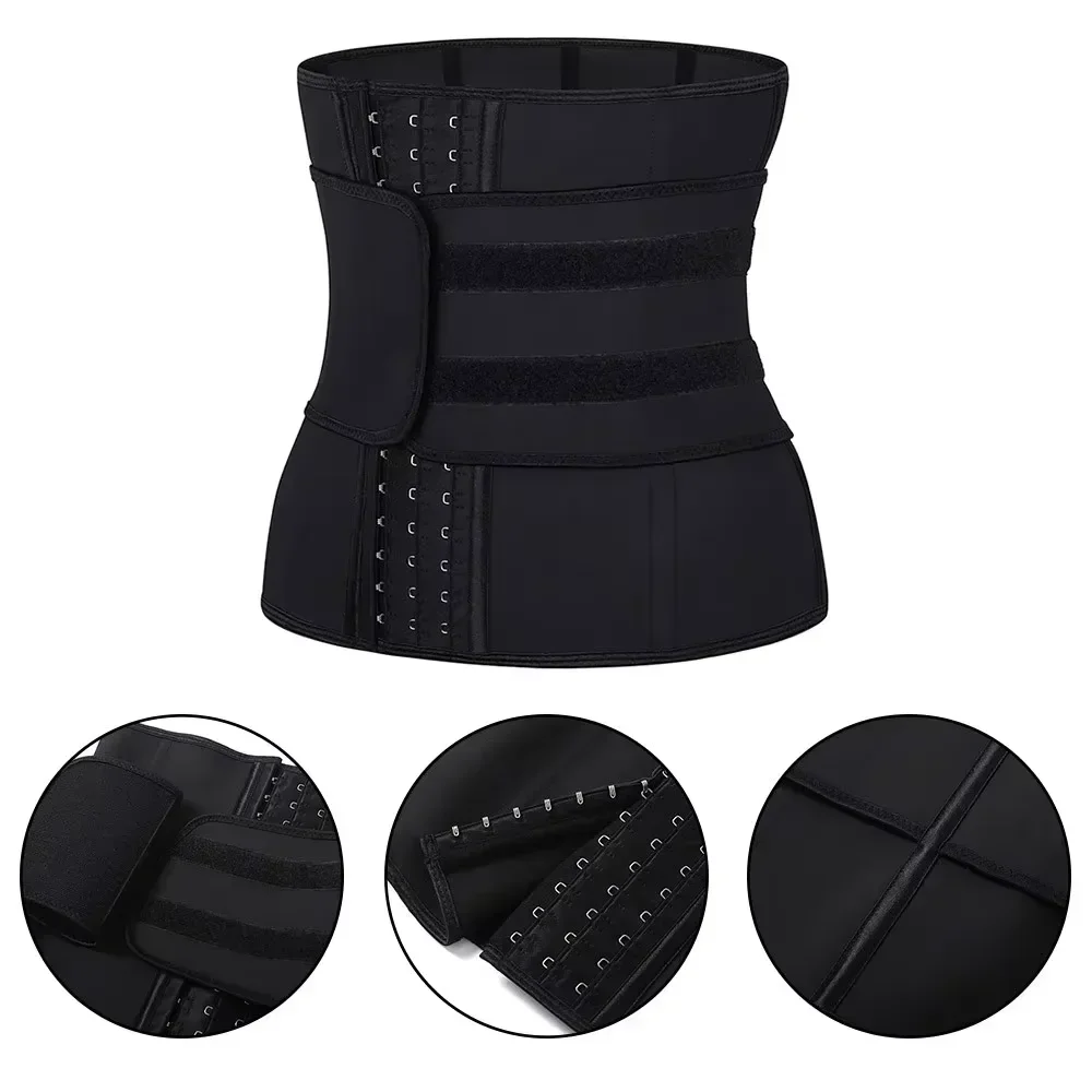Women Waist Trainer Belly Slimming Sheath Sauna Body Shaper Reducing Shapewear Corset Tummy Sweat Workout Fat Burn Trimmer Belt