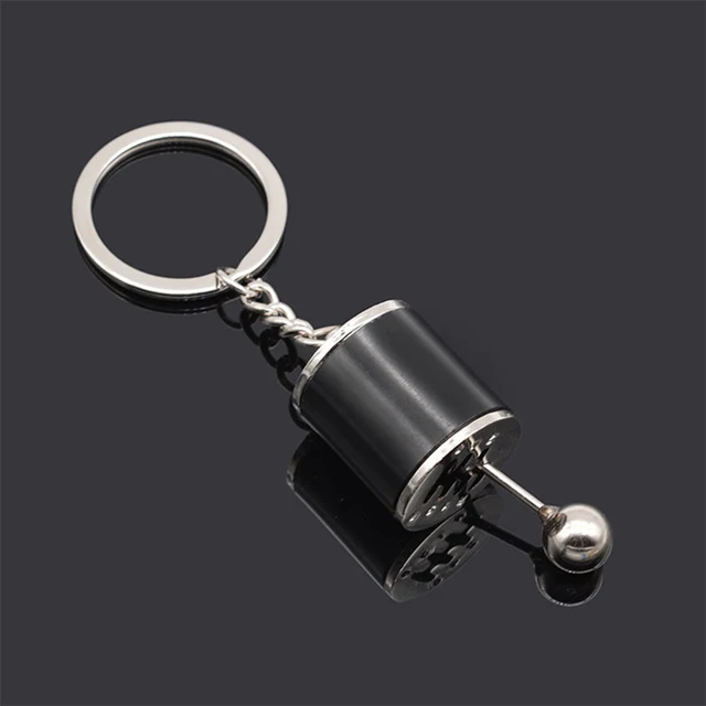 Metal AntiStress Keyring Creative Car 6 Speed Gearbox Gear Fidget Toys Shift Racing Tuning Model Keychain Novelty Sensory Toys 2