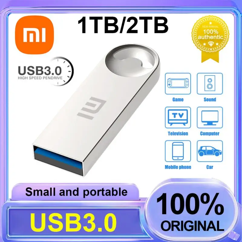 

xiaomi USB 3.0 Flash Drive High Speed Pen Drive 2tb 1tb Usb 3. 0 Memory Stick 512gb Flash Pendrive Metal Memoria Usb Disk