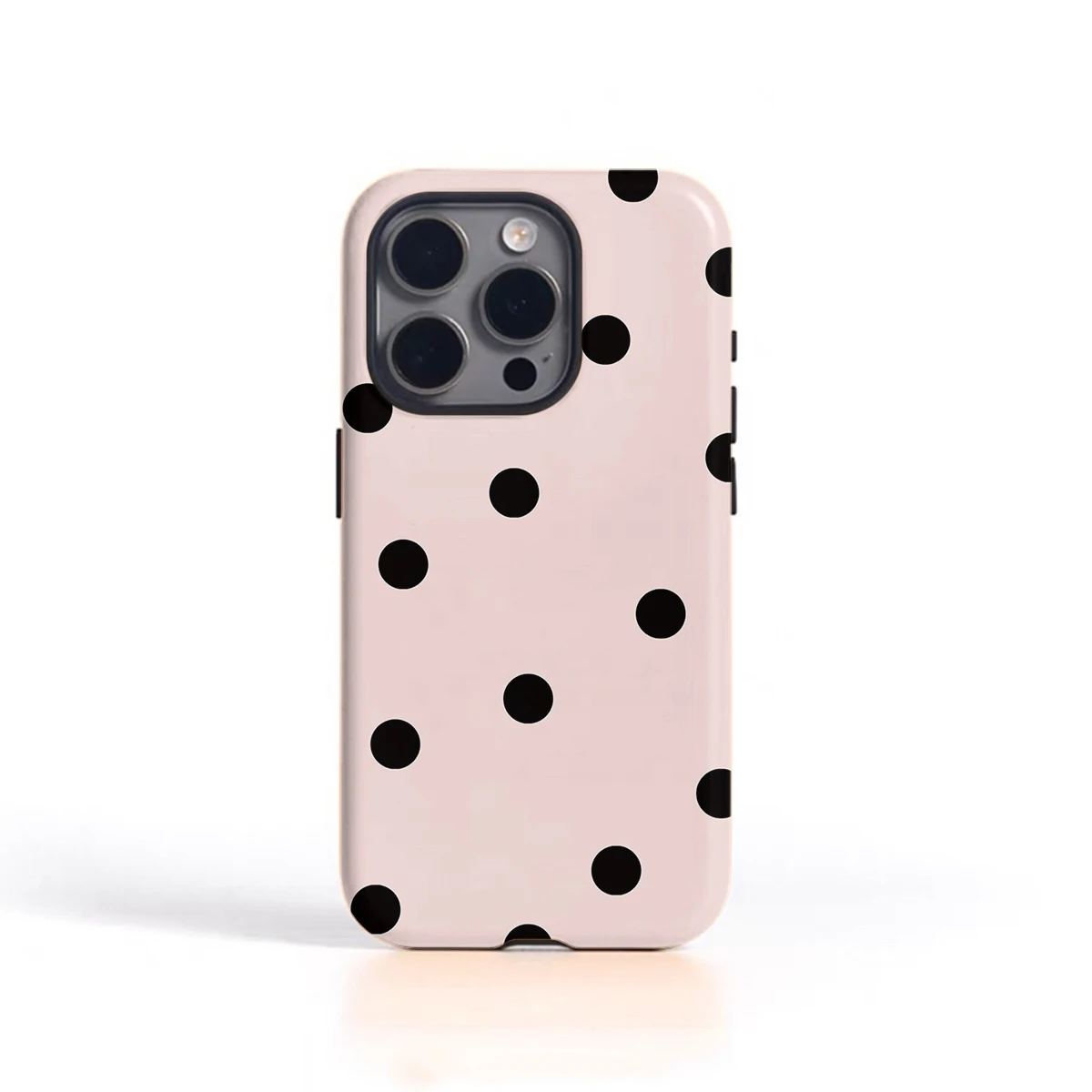 Stylish Polka Dots Pattern Phone Case - 2-in-1 Tough Glossy Design