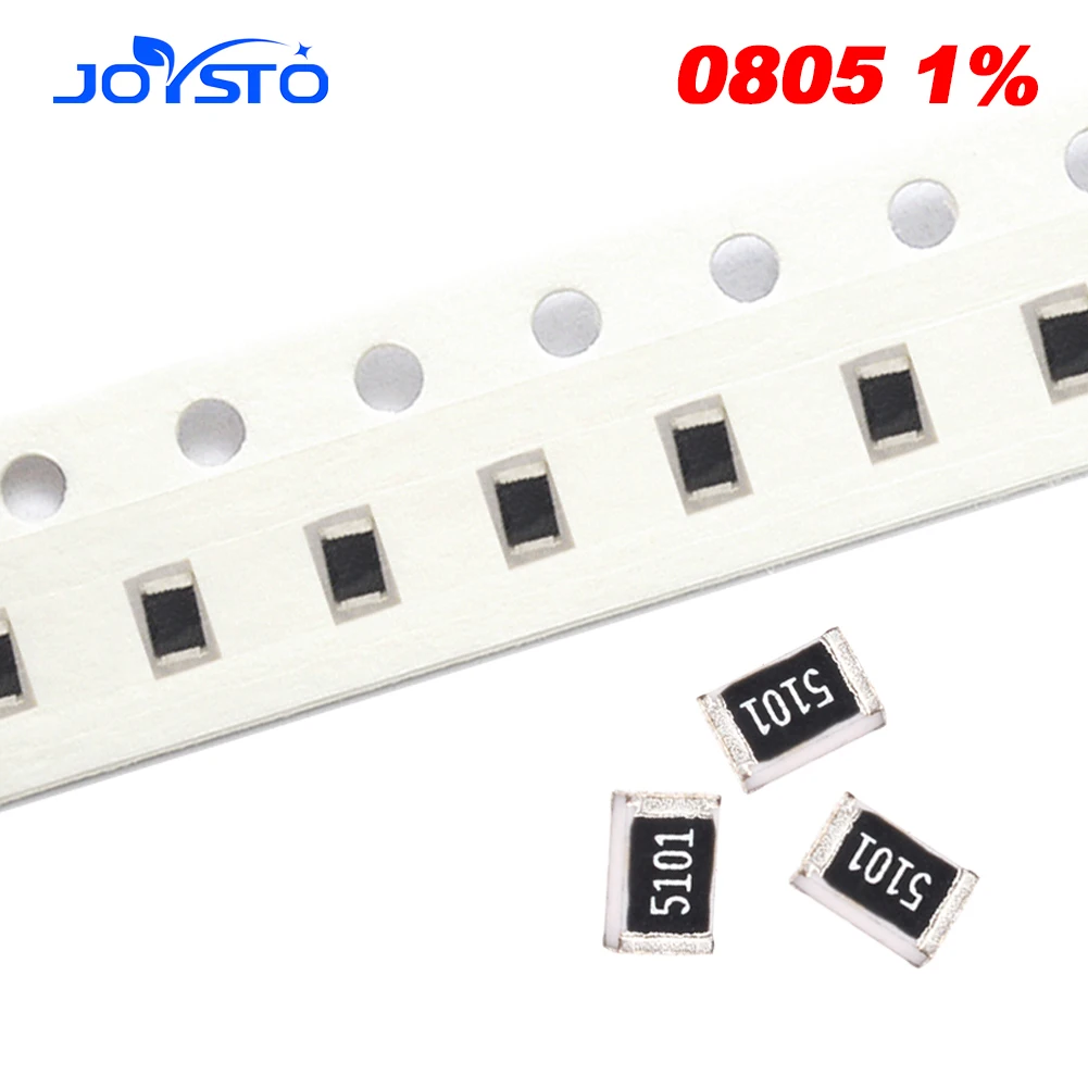 100pcs 0805 1% SMD resistor 1/8W 4.64K-6.04K ohm
