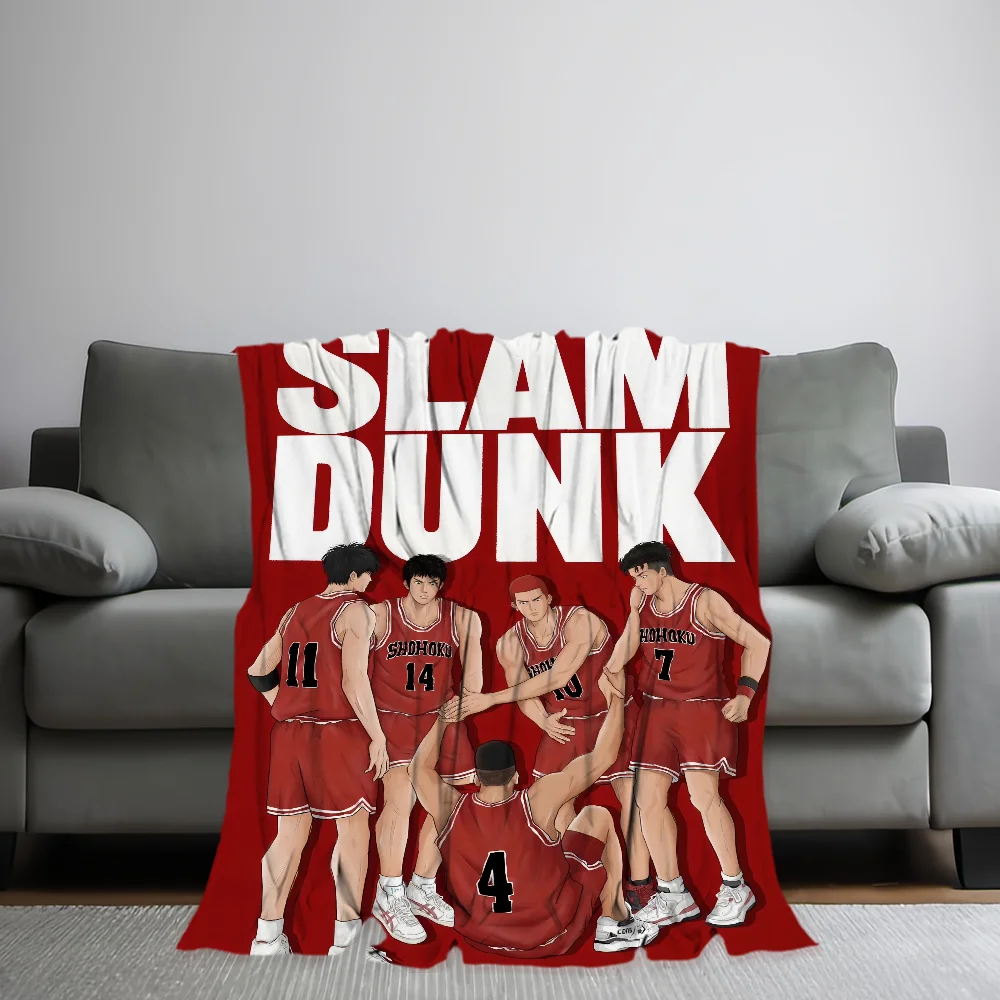 Anime C-Comics S-Slam D-Dunk Blanket Skin friendly comfort warm soft plush blanket suitable sofa living room office bedroom 2