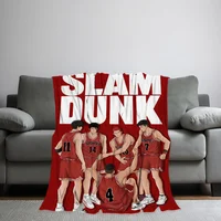 Anime C-Comics S-Slam D-Dunk Blanket Skin friendly comfort warm soft plush blanket suitable sofa living room office bedroom 2