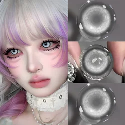Vibrant Anime Cosplay Colored Contact Lenses - Cyber Cosmetic Eye Beauty 14.5mm (Cyber Cosmetic Grey)