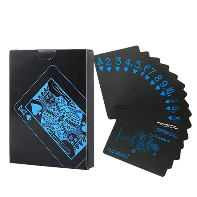 Conjunto de cartas de pôquer, cartas de jogo de plástico à prova d'água,  ótimas para jogos de cartas de água mágica, festa em casa, presente de  viagem : : Brinquedos e Jogos