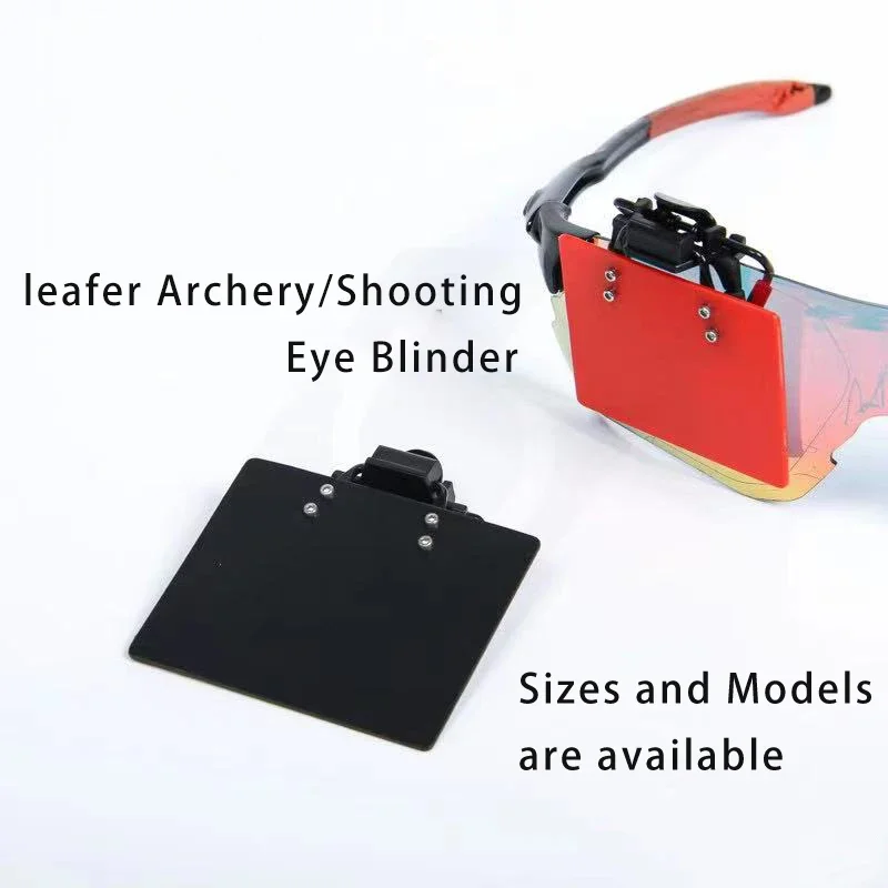Specialty Eye Blinder Archery Shooting Shield Clips To Side of Glasses or Brim Scope Not Included Different Sizes and Colors 2
