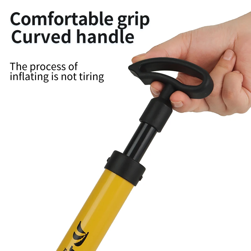 Ball Air Pump Ball Inflator Handheld Air Pump Hand With Needles & Nozzles Portable Basketball Inflator For Soccer
