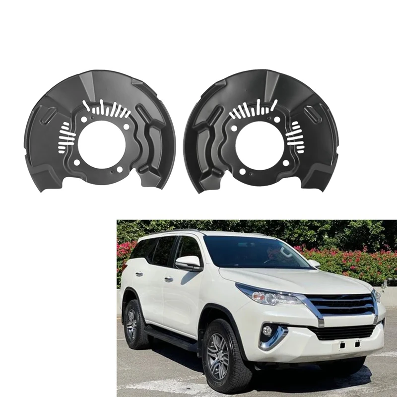 Car Front Disc Brake Dust Cover Shield Plate For Toyota Hilux 2004-2012 Fortuner 2011-
