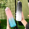 1PCS Hot Sale 750ML Sports Water Bottle Shaker Outdoor Travel Portable Leakproof Drinkware Plastic Drink Bottle BPA Free