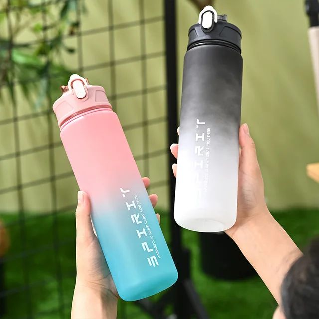 1PCS Hot Sale 750ML Sports Water Bottle Shaker Outdoor Travel Portable Leakproof Drinkware Plastic Drink Bottle BPA Free 1PCS Hot Sale 750ML Sports Water Bottle Shaker Outdoor Travel Portable Leakproof Drinkware Plastic Drink Bottle BPA Free