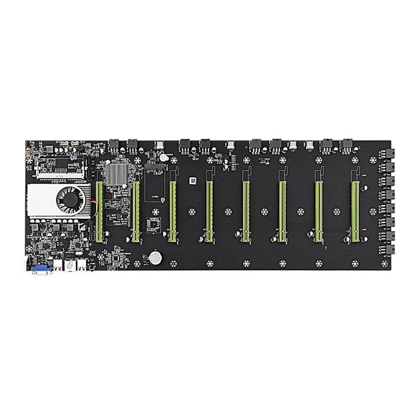 Группа материнских плат BTC-D37 DDR3 Mining Machine с 8-контактным кабелем mSATA SSD 128G для процессора Celeron