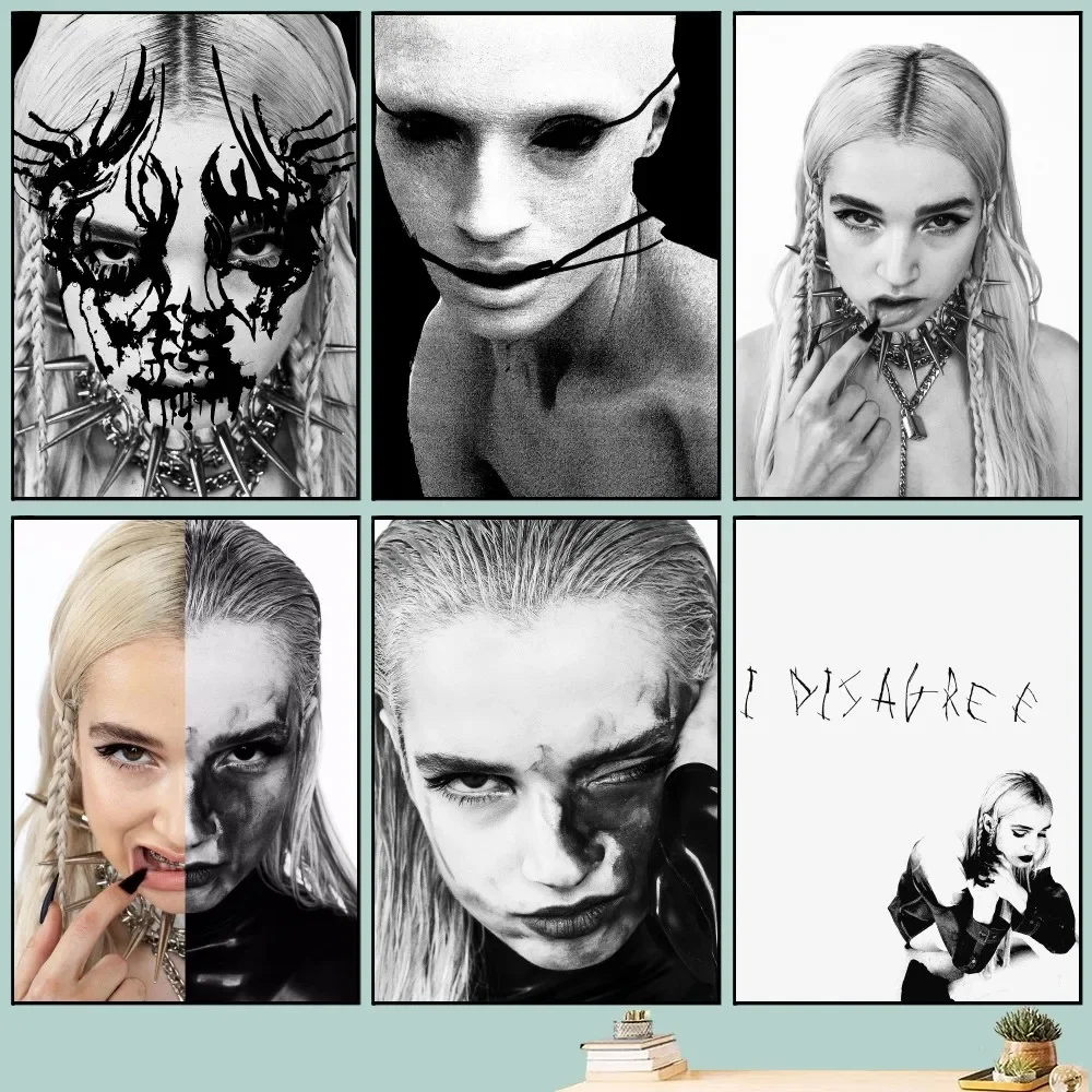 Album I Dissenso Da Poppy Poster Fai Da Te Vintage Movie Poster Wall Art Painting Study Stickers Small Szie Wall Painting