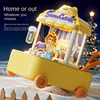 Cartoon Automatic Claw Machine Doll Machine Kids Operated Play Game Mini Claw Catch Toy Crane Machines Music Doll for Gift Toy 6
