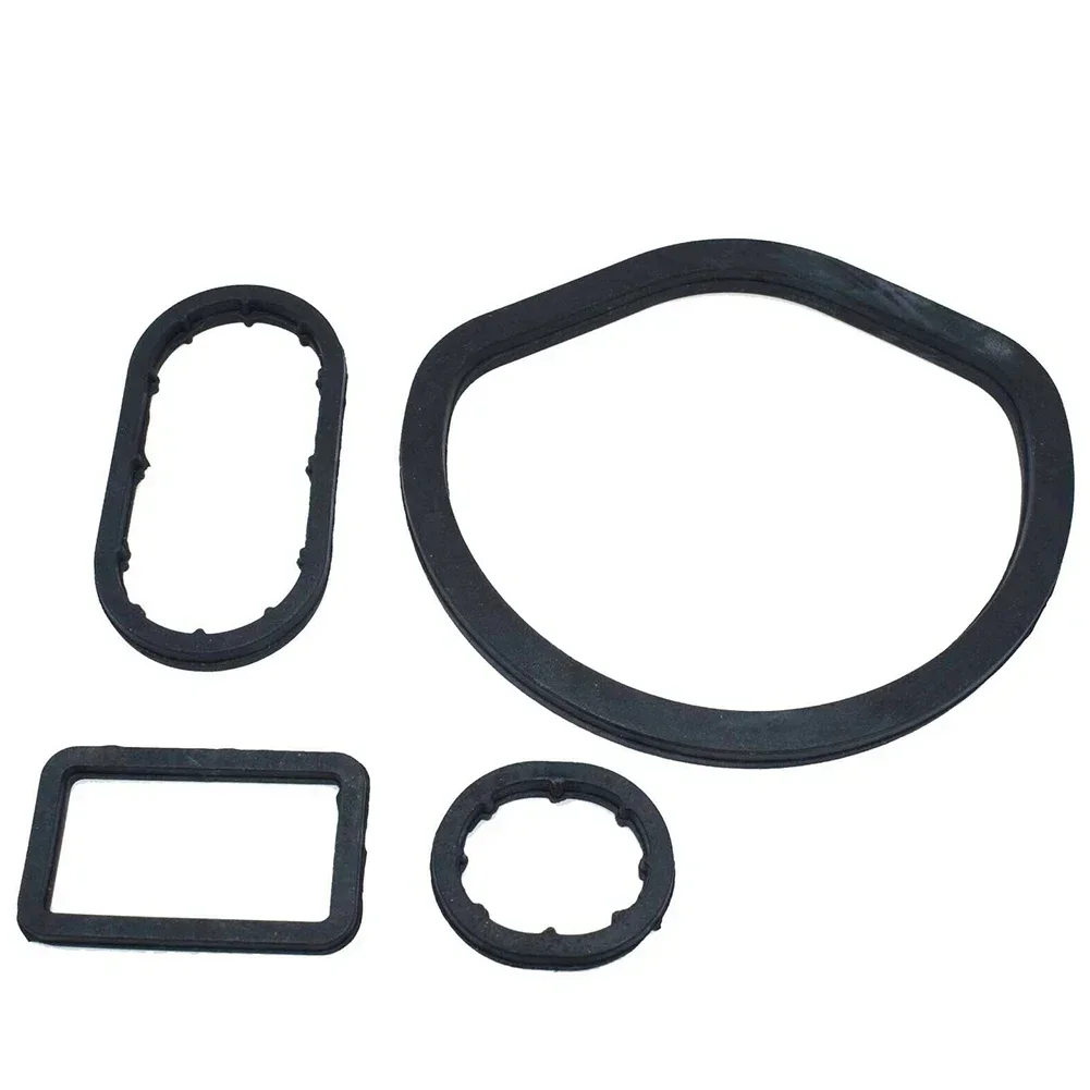 Car Rubber Oil Filter Housing Seal Kit 4pcs 1121840061 1121840161 1121840261 For Mercedes W163 W202 W203 W208 W210 W211 W220