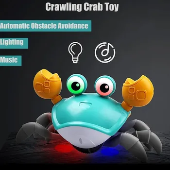 Engaging Interactive Dancing Crab Dog Toy with Musical Sounds - Entertaining and Stimulating Pet Toy for Dogs and Cats - Keeps Y 5