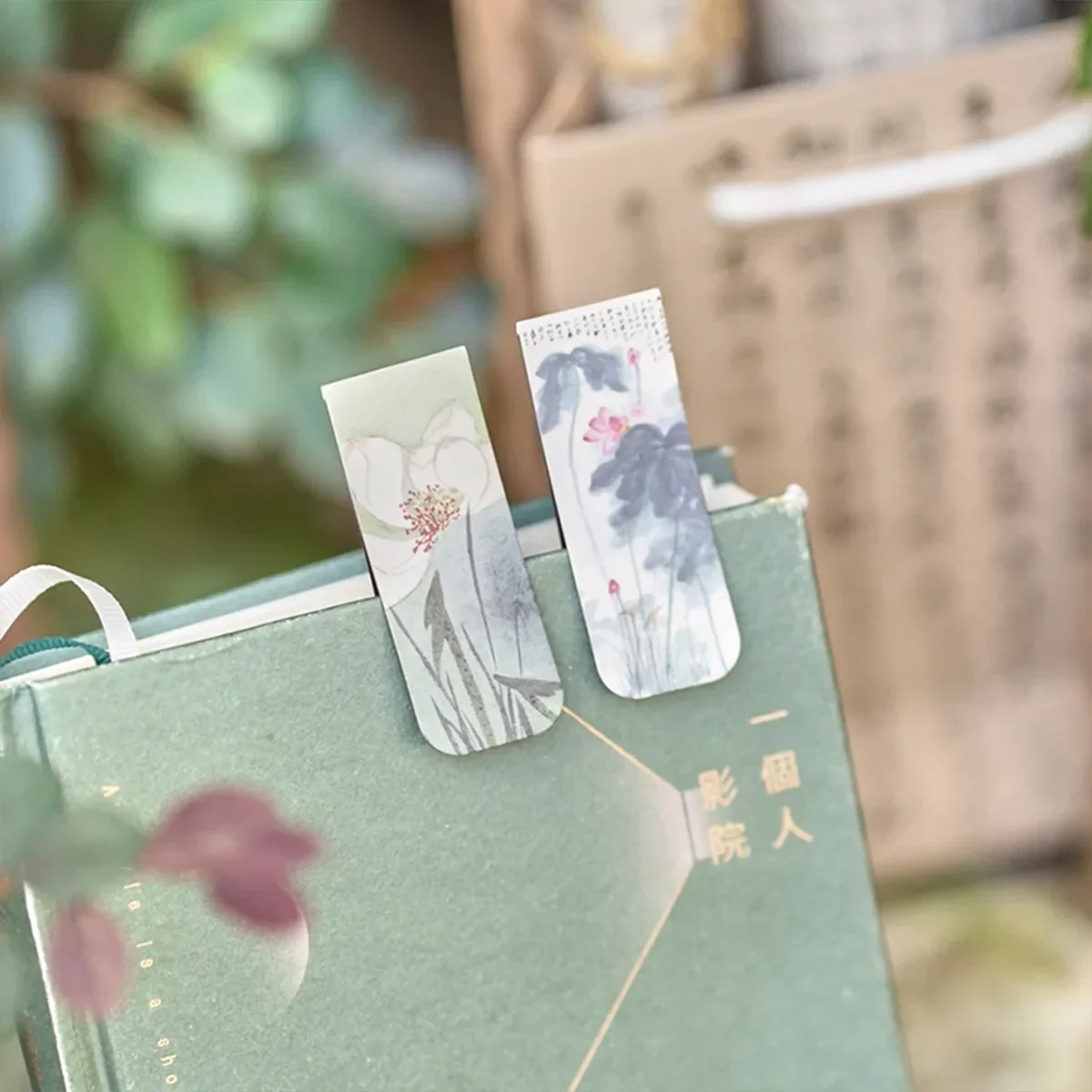 4 pcs/pack Chinese Ancient customs magnetic bookmark set creative ancient art bookend Office stationery Supplies