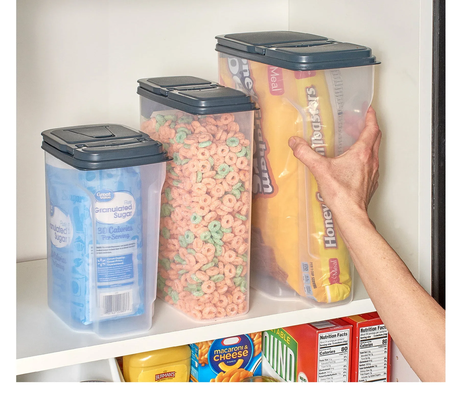 

3-Pack Cereal Dispenser-Multi Pack Set, Storage Containers , Food Storage , Kitchen Items , Kitchen Storage Container
