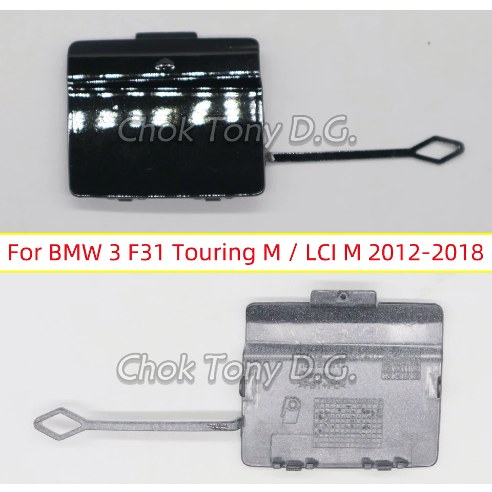 Rear Bumper Towing Hauling Shell Lid Trim for BMW Series 3 F30 / F31 / LCI M-Bumper 2012 2013 2014 2015