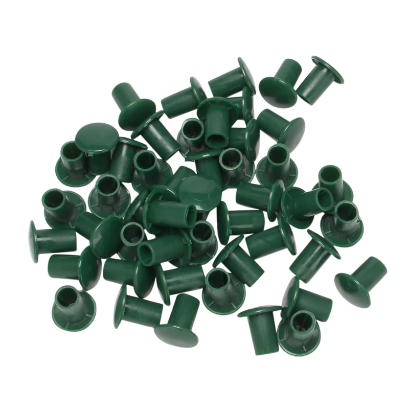 48PCS Garden Cane Caps Bamboo Cane Topper Protectors Topper Safety